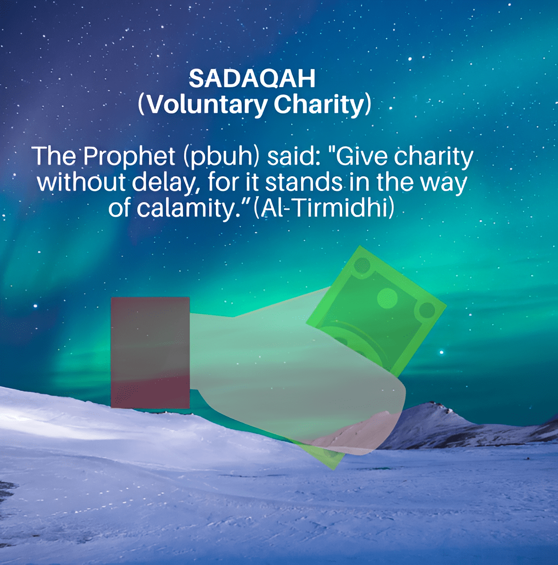 Inspirational Islamic charity message